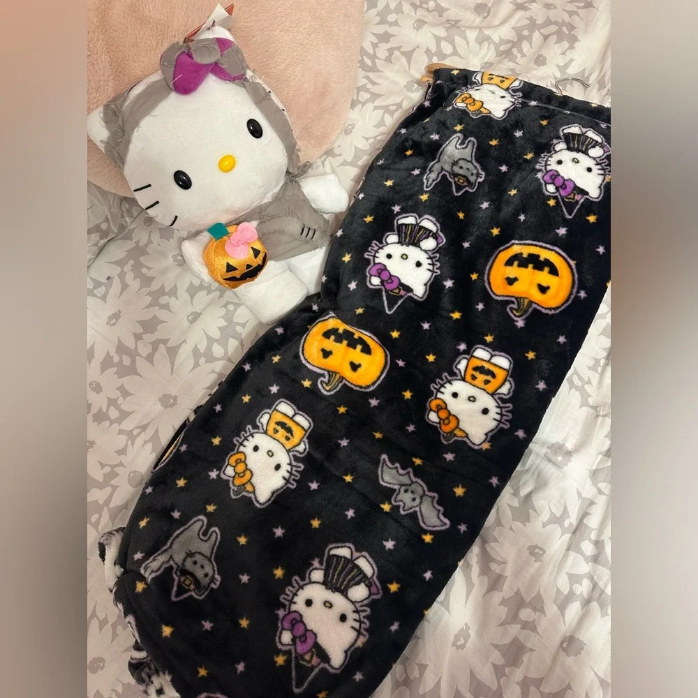 Hello kitty Halloween blanket and side stepper bundle